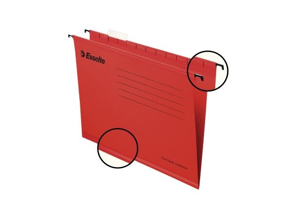 Hengemappe PENDAFLEX Standard A4 rød 